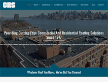 Tablet Screenshot of crsroofing.net